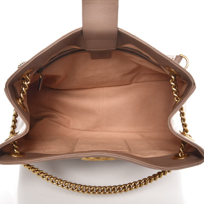 Gucci Calfskin Matelasse Medium GG Marmont Shoulder Tote Bag Porcelain Rose 5 of 7