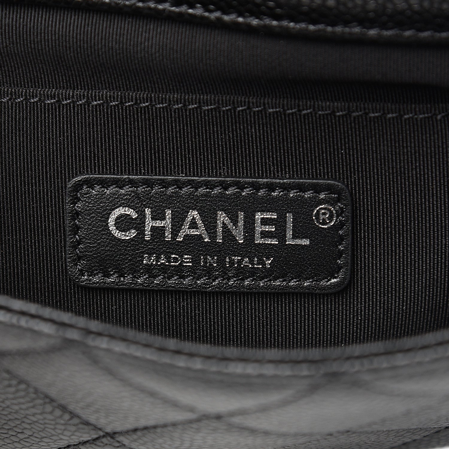 Chanel Caviar Quilted Incognito Mini Square Flap Black 5 of 9