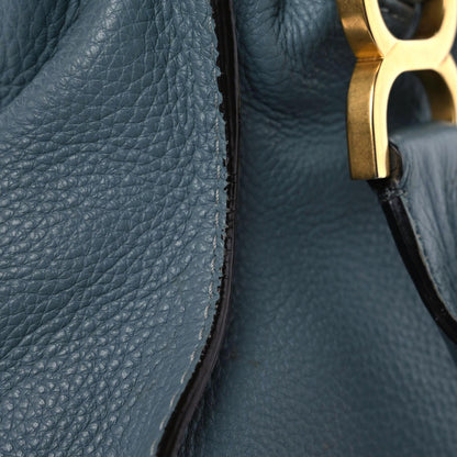 Chloe Calfskin Medium Marcie Satchel Cloudy Blue 9 of 17
