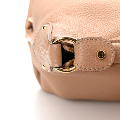 Salvatore Ferragamo Calfskin Fanisa Gancini Hobo Natural 16 of 16