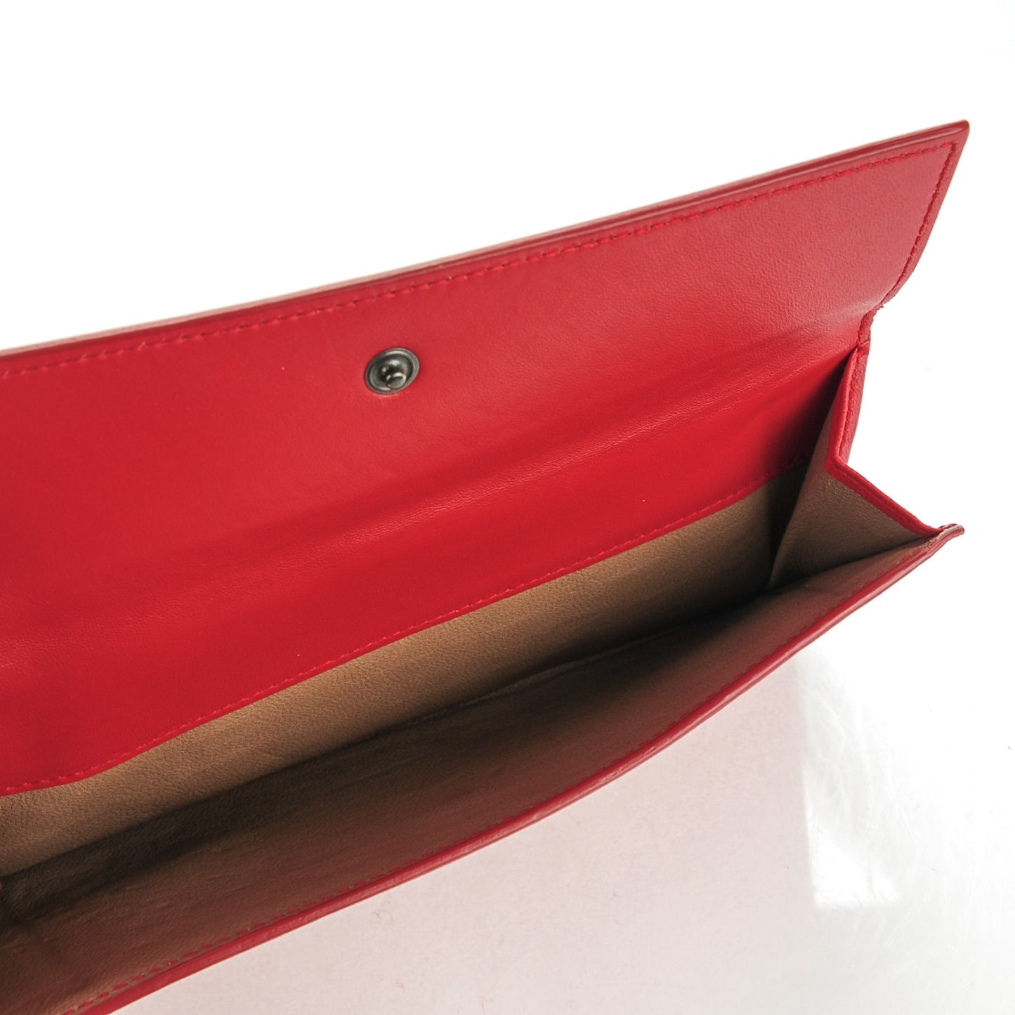 Nappa Intrecciato Continental Wallet Blood
