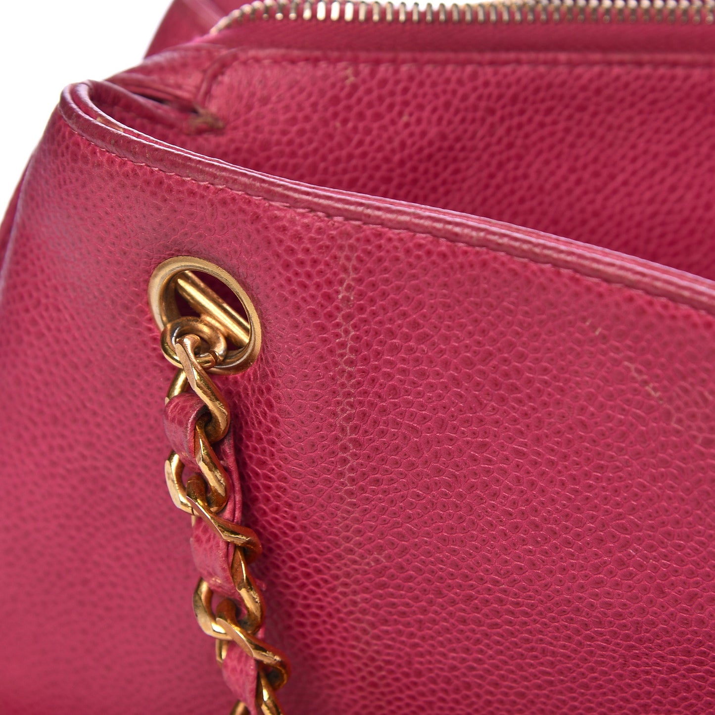 Caviar CC Shoulder Bag Pink