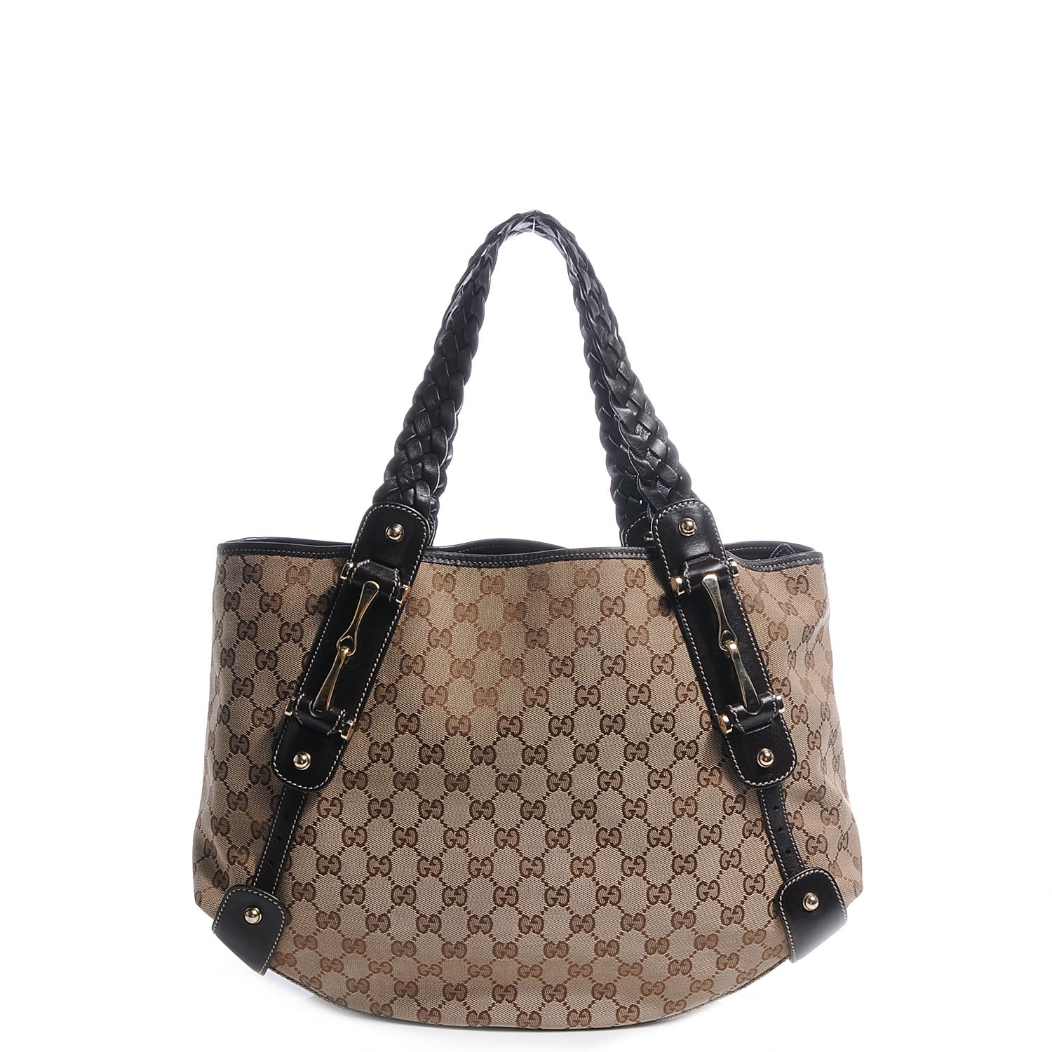 Gucci Monogram Medium Pelham Tote Brown 1 of 7