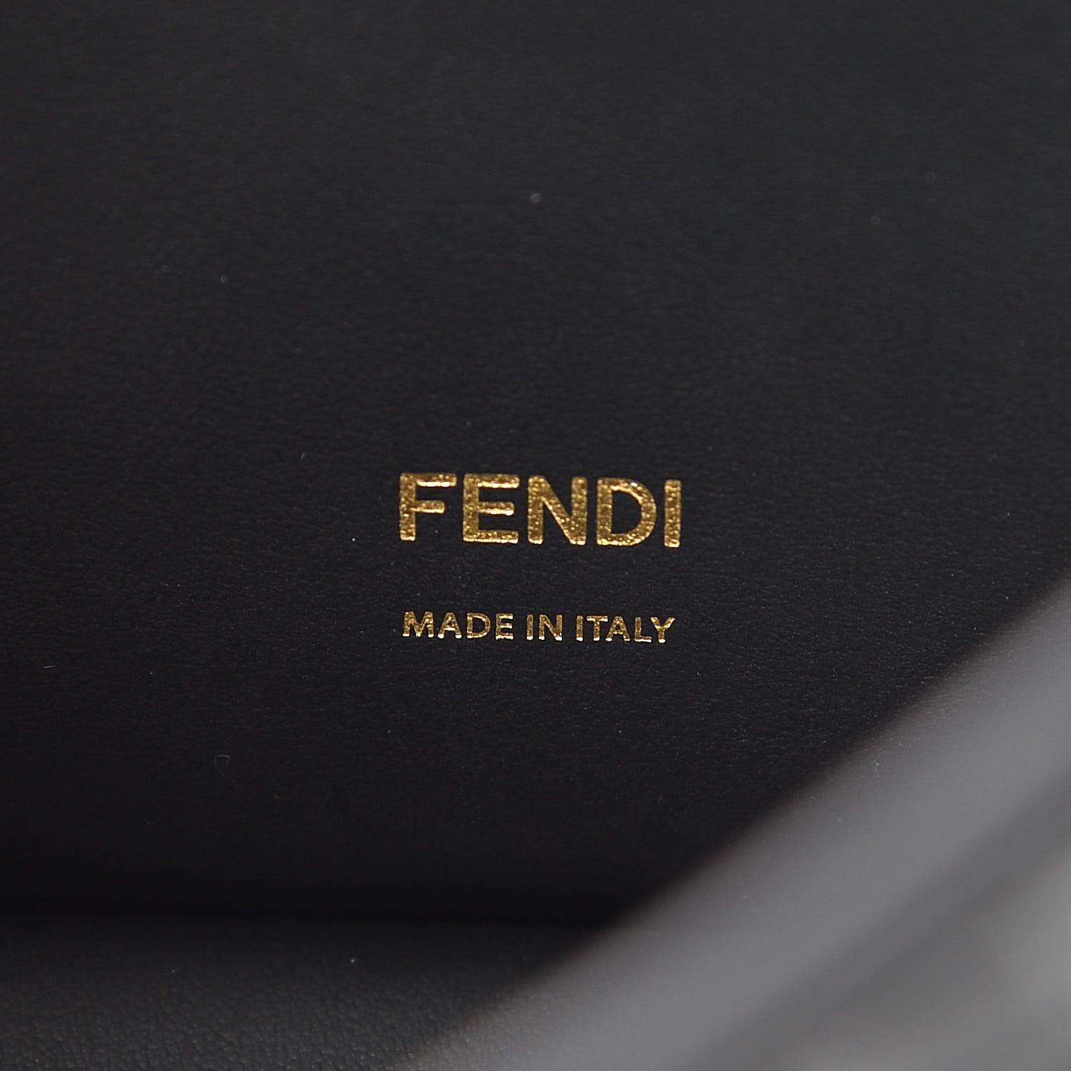 Fendi TPU FF Vitello Century F is Fendi Kan I Shoulder Bag Black 8 of 8