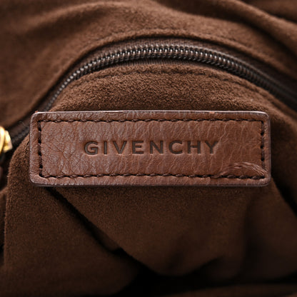 Givenchy Calfskin Embossed Hobo Brown 6 of 15