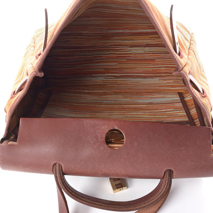Hermes Barenia Vibrato Herbag 30 PM Orange 5 of 10