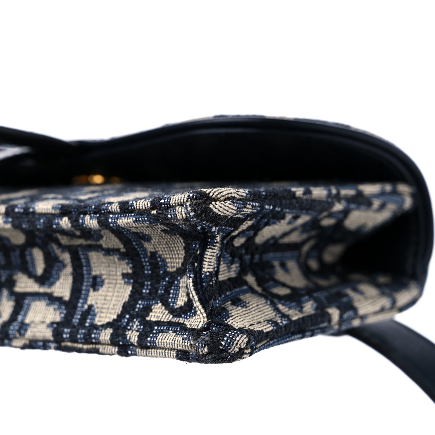 Oblique Saddle Belt Bag Blue