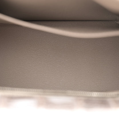 Hermes Matte Niloticus Crocodile Himalaya Kelly Retourne 25 White 5 of 11