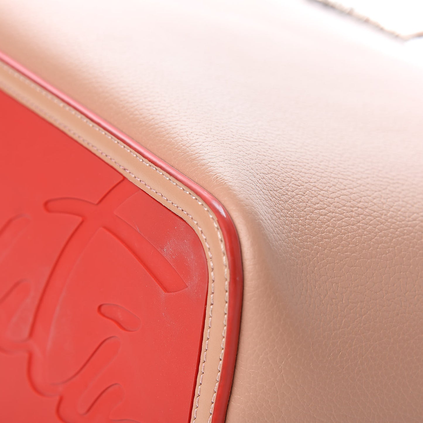 Calfskin Spikes East West Cabata Tote Ballerina