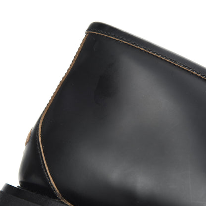 Gucci Cordovan Lux Mens Harald Horsebit Ankle Boots 10 Black 12 of 15