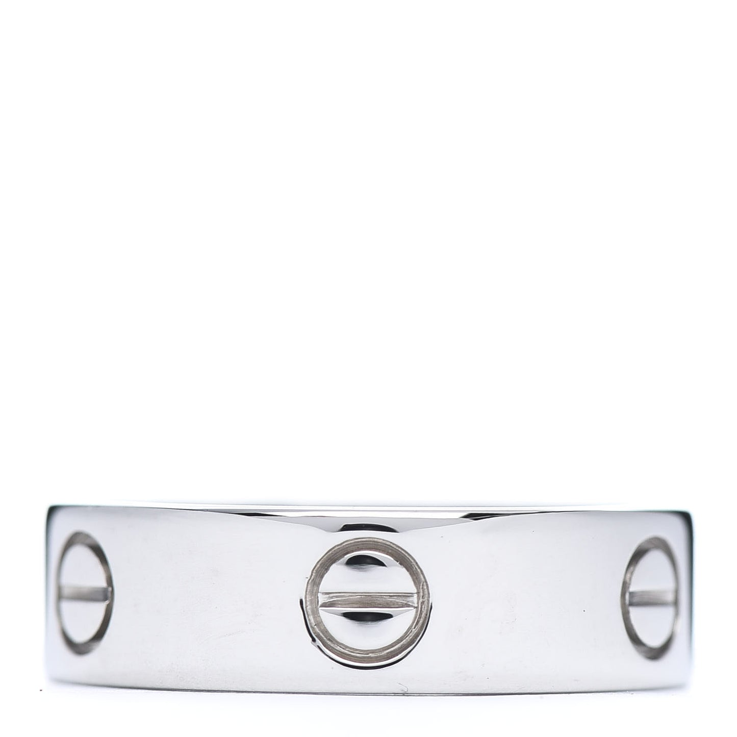 18K White Gold 6mm LOVE Ring 59 8.75