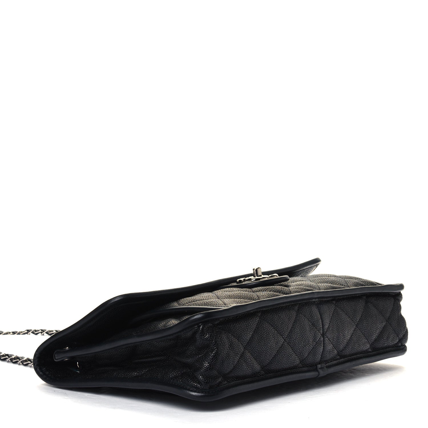 Chanel Caviar Quilted Large French Riviera Flap Black 3 of 7