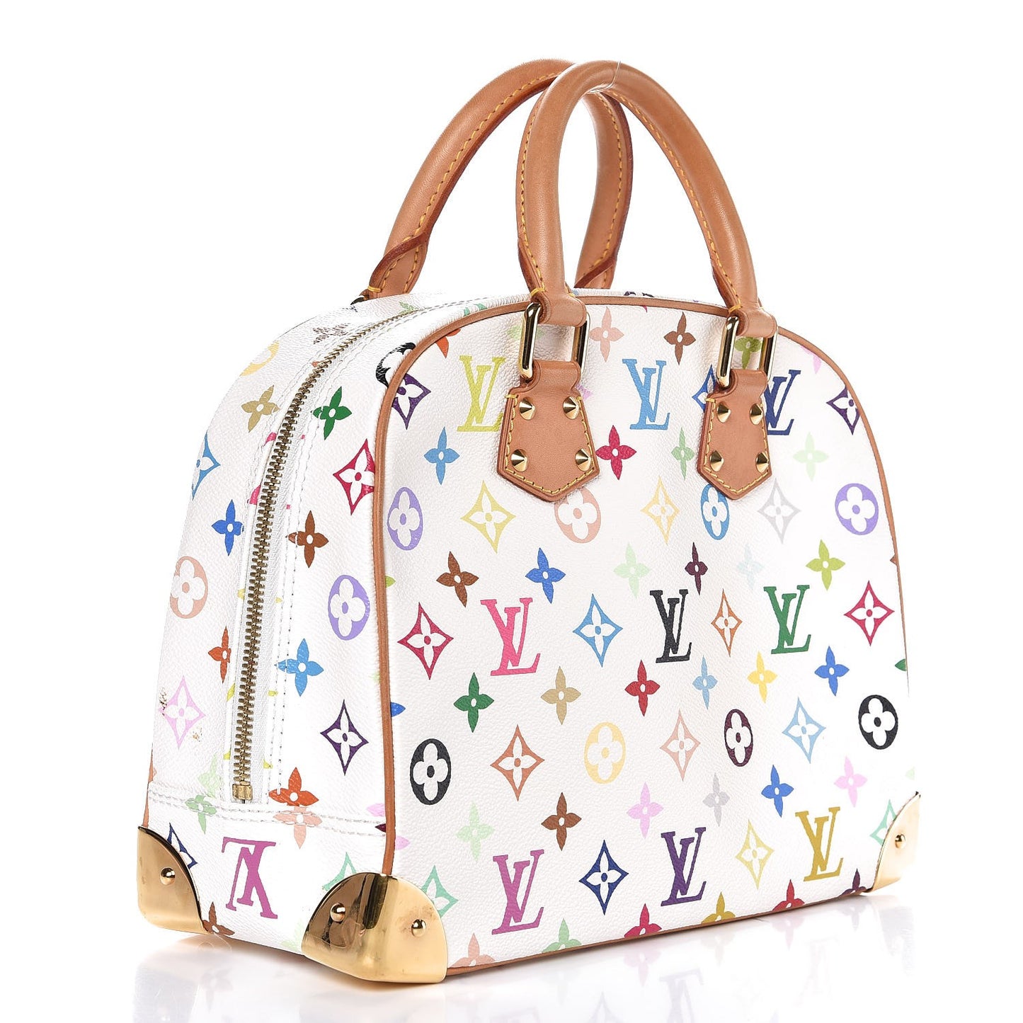 Monogram Multicolor Trouville White