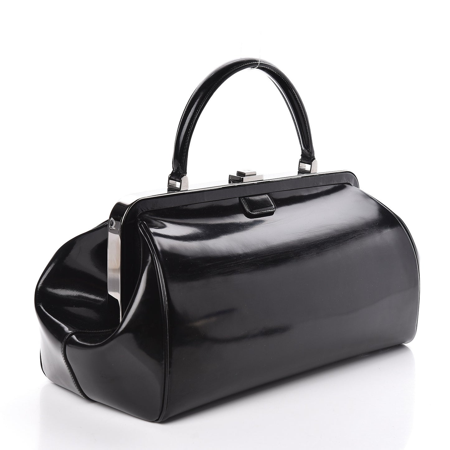 Spazzolato Frame Bag Black