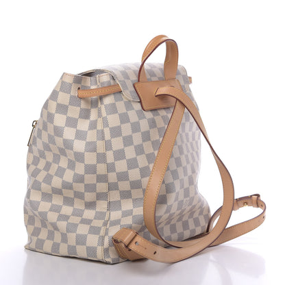 Louis Vuitton Damier Azur Sperone Backpack 2 of 14