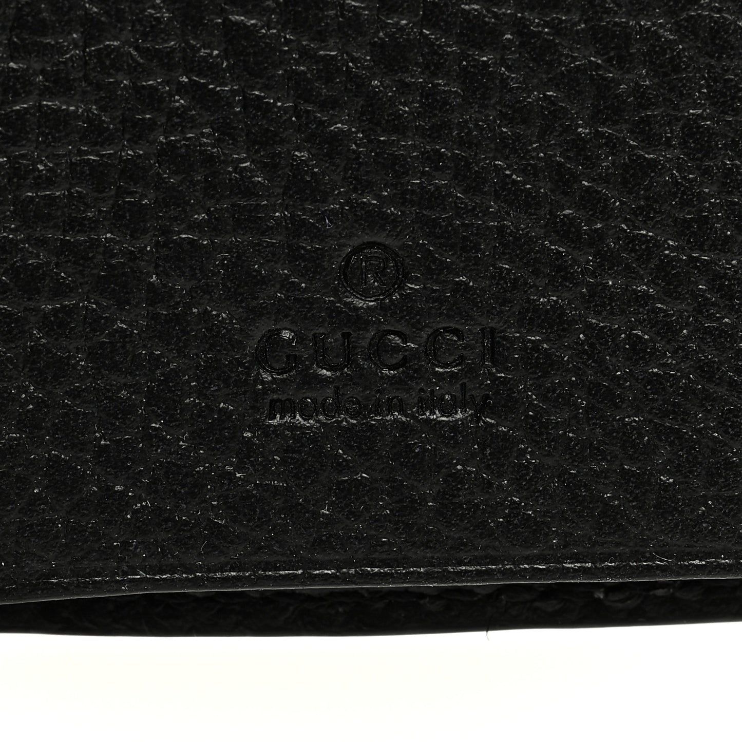 Dollar Calfskin GG Supreme Monogram GG Marmont 6 Key Holder Case Black Beige Ebony