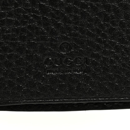 Gucci Dollar Calfskin GG Supreme Monogram GG Marmont 6 Key Holder Case Black Beige Ebony 6 of 7