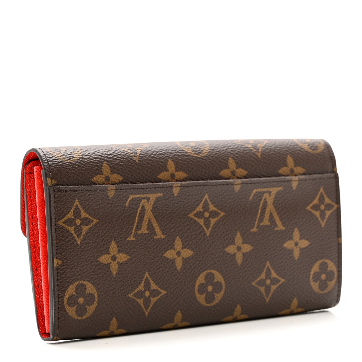 Louis Vuitton Monogram Sarah Wallet NM Coquelicot 3 of 7