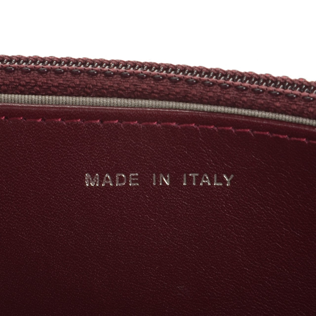 Chanel Patent Quilted Brilliant Wallet On Chain WOC Burgundy 7 of 8