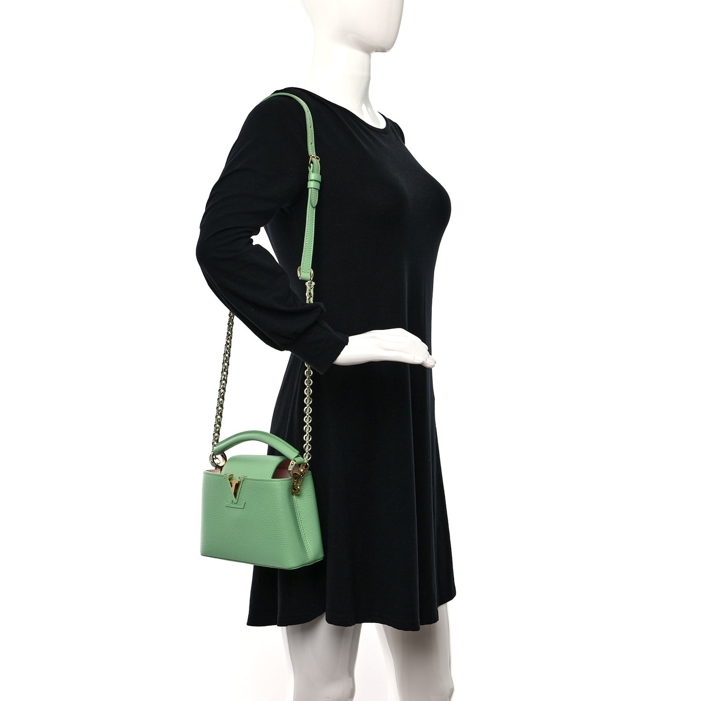 Taurillon Mini Capucines Vert Pomme