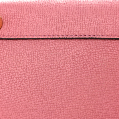 Burberry Grainy Calfskin House Check Medium Banner Tote Mauve Pink 17 of 18