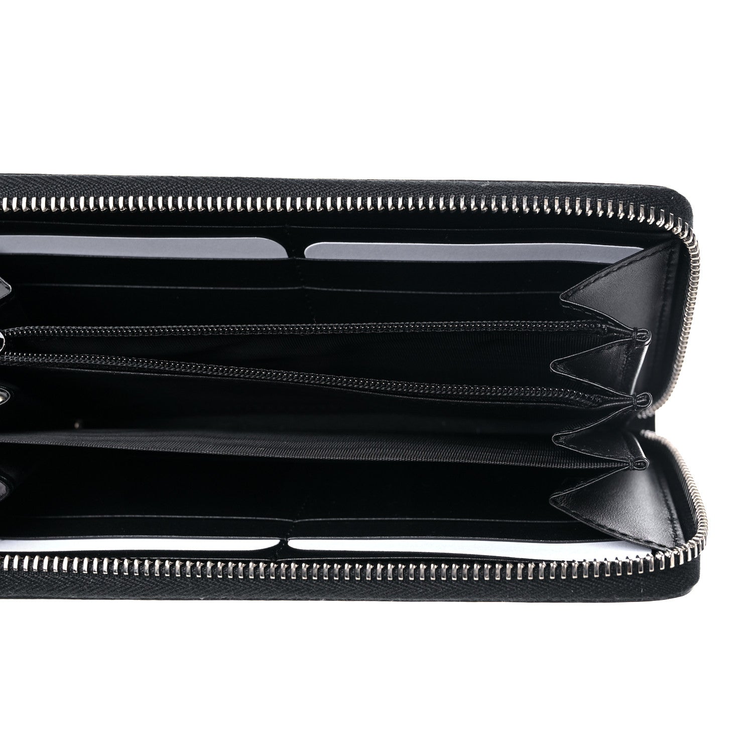 Gucci Calfskin Square G Space Zip Around Wallet Black 5 of 8