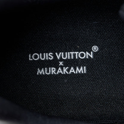 Louis Vuitton LV X TM Calfskin Monogram Multicolor Womens LV Trainer Sneakers 40 Black 8 of 10
