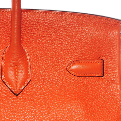 Hermes Togo Birkin 35 Orange 8 of 21