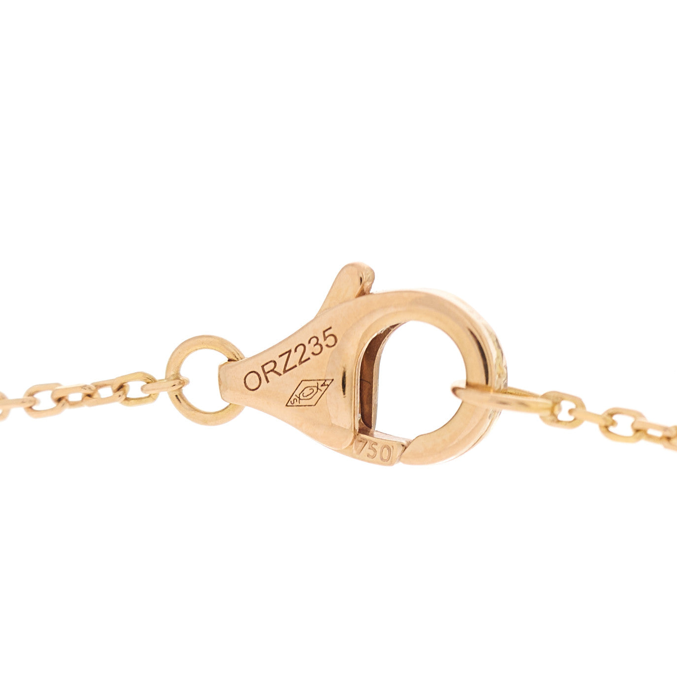 Cartier 18K Pink Gold Diamond Black Onyx XS Amulette de Cartier Pendant Necklace 4 of 6