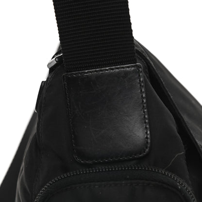 Prada Tessuto Nylon Messenger Bag Black 9 of 9