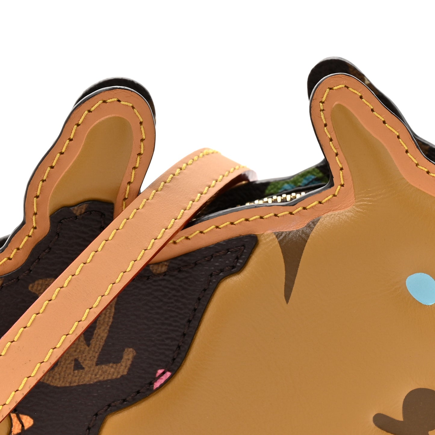 X TYLER THE CREATOR Monogram Craggy Dog On Strap Chocolate