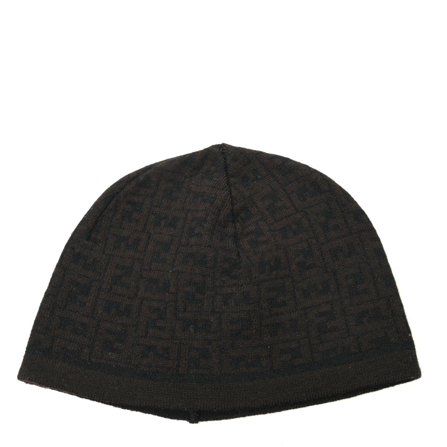 Fendi Cashmere Wool Beanie Tobacco 1 of 5