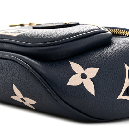 Louis Vuitton Empreinte Monogram Giant Mini By The Pool Bumbag Blue Beige 9 of 10
