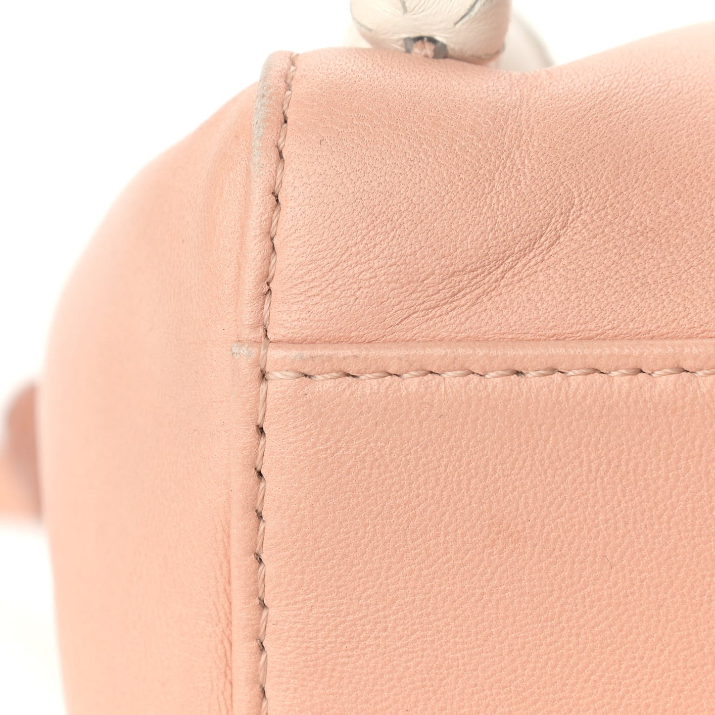 Nappa Rosebud Mini Peekaboo Iconic Satchel Baby Pink