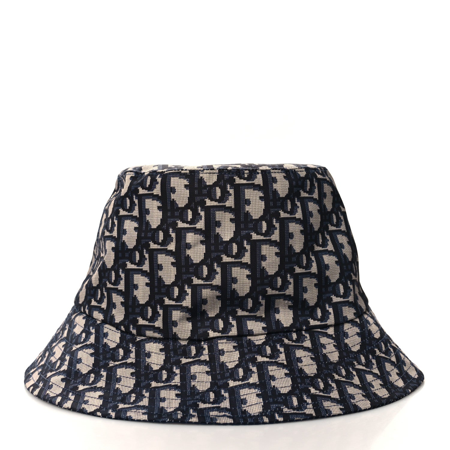 Christian Dior Oblique Reversible Teddy-D Brim Bucket Hat Blue 6 of 13