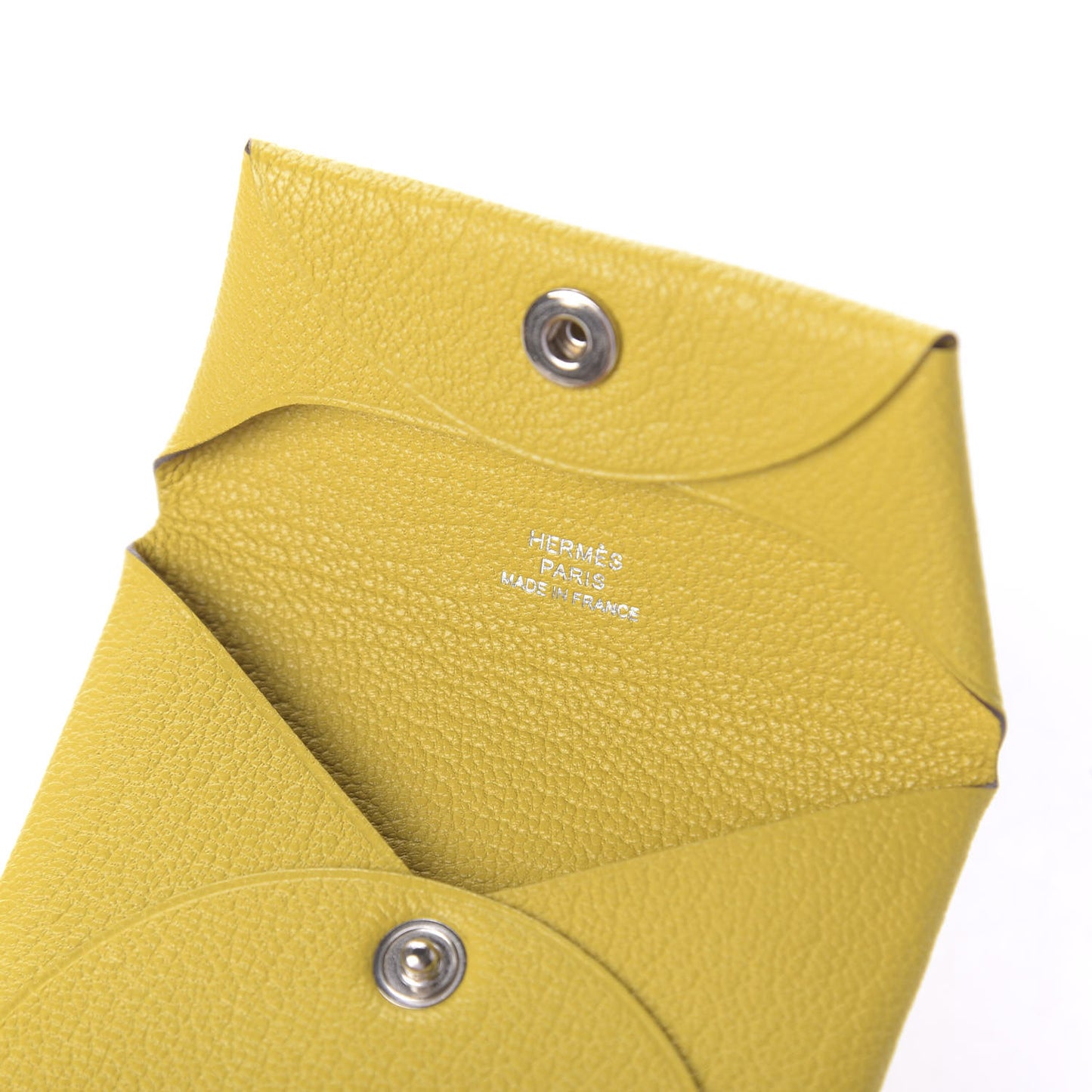 Chevre Mysore Bastia Coin Purse Jaune de Naples