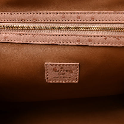 Louis Vuitton Ostrich Frame Speedy Pink 6 of 13