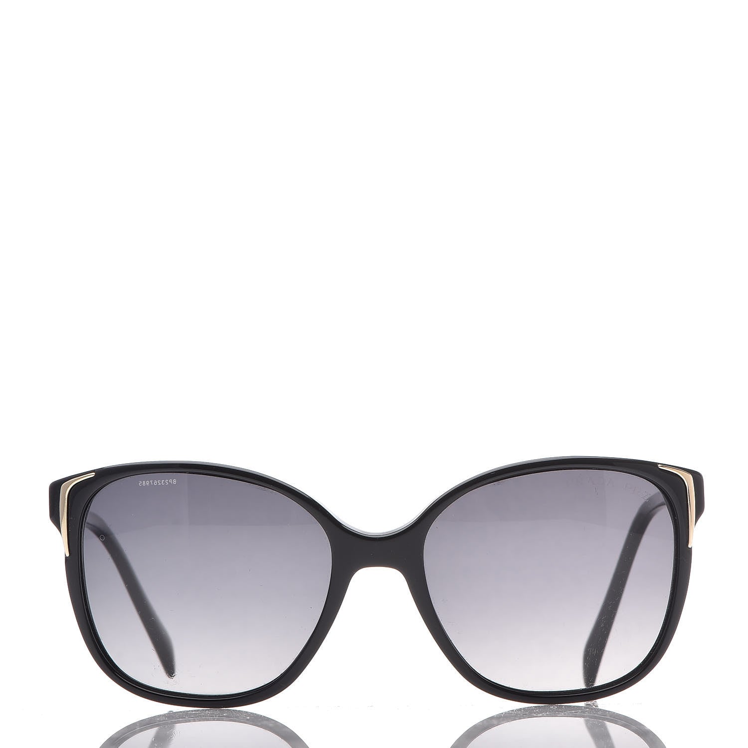 Prada Polarized Sunglasses SPR01O Black 2 of 10