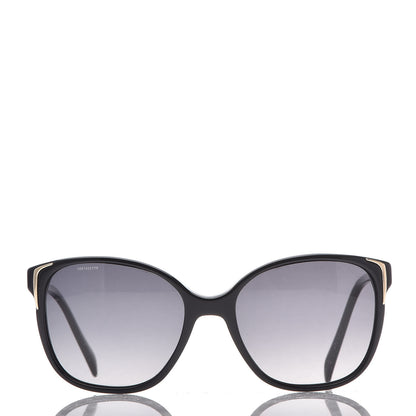 Prada Polarized Sunglasses SPR01O Black 2 of 10