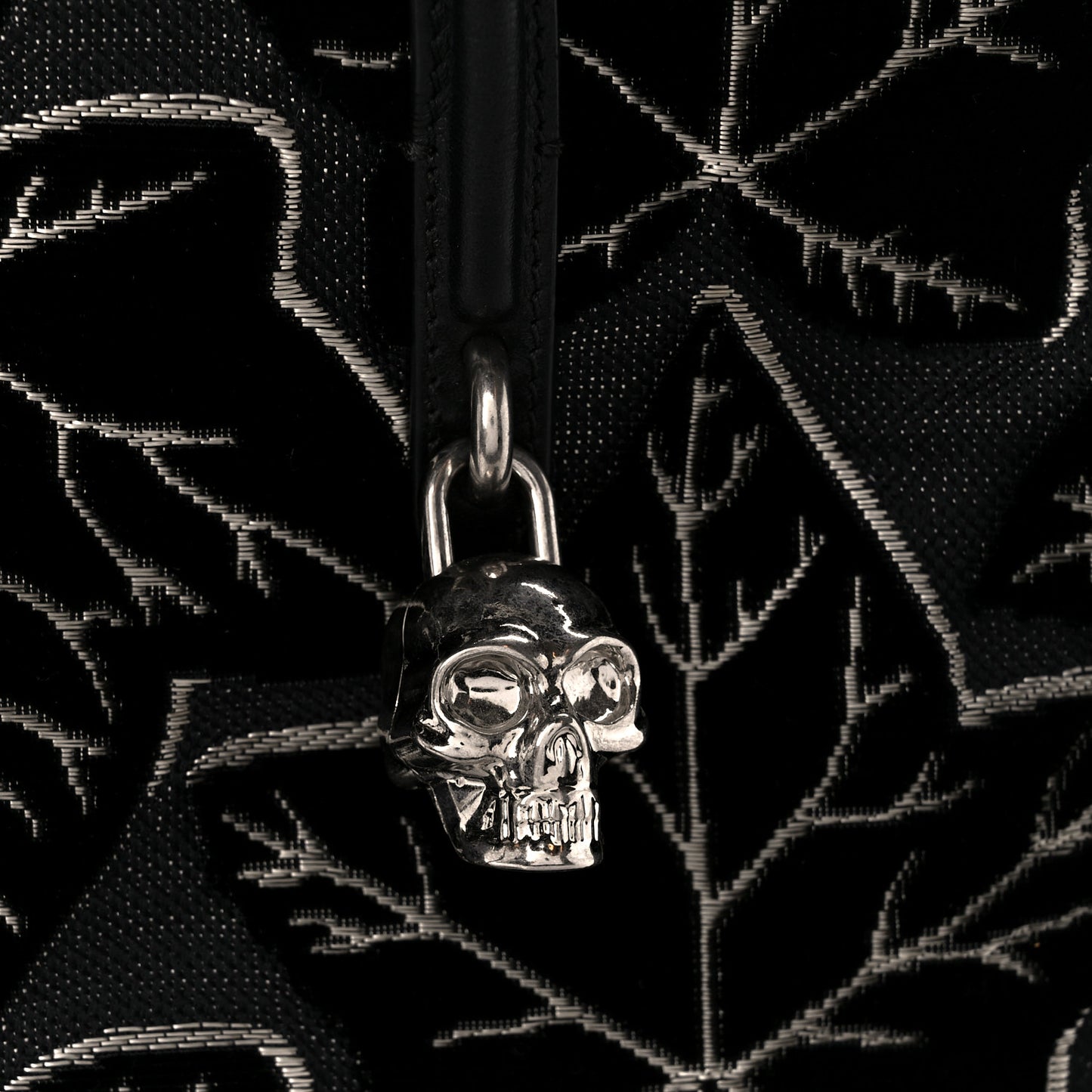 Velvet Shopper Tote Black