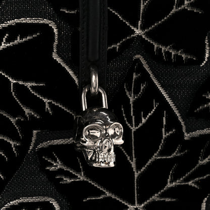 Alexander McQueen Velvet Shopper Tote Black 12 of 12