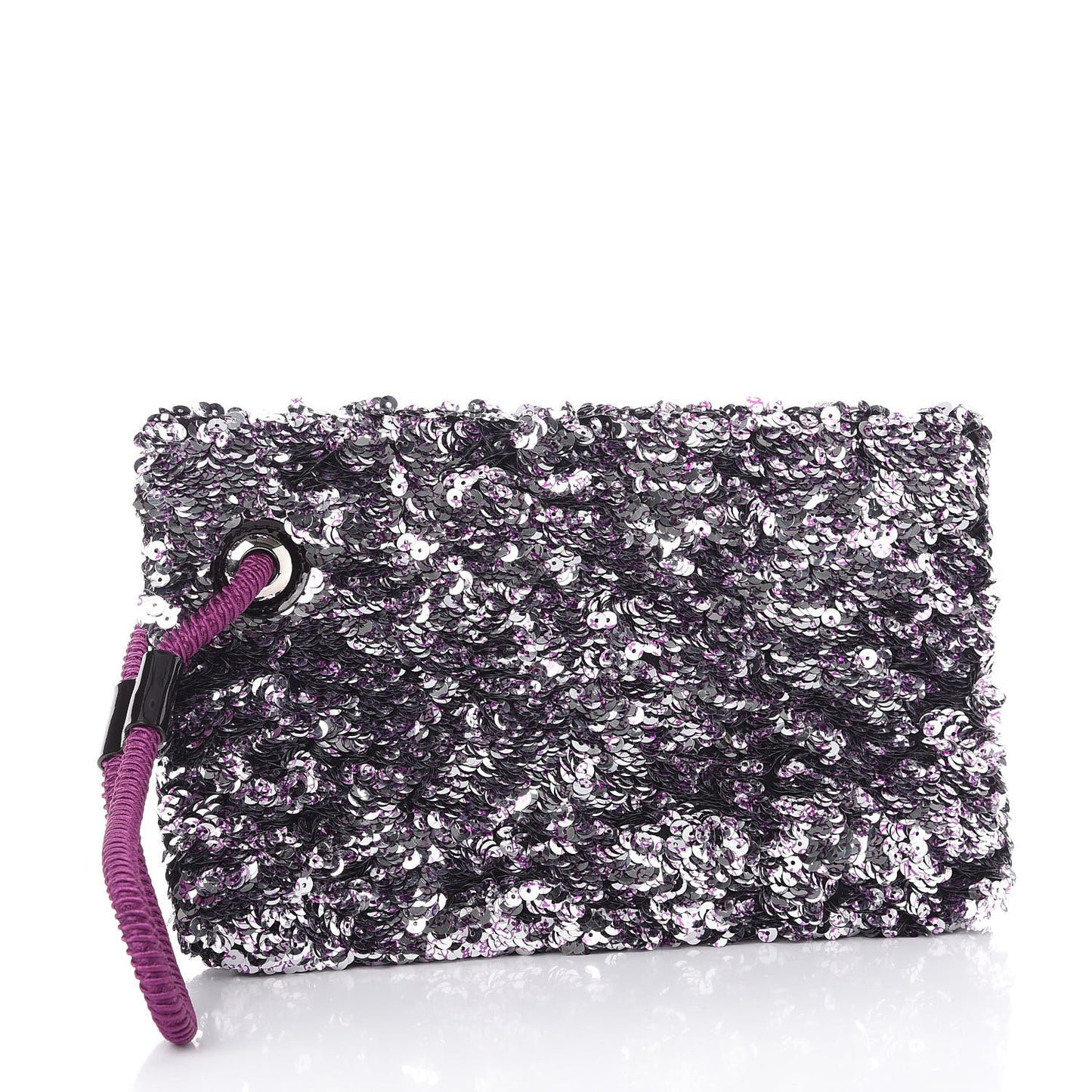 Sequin Pochette Rococo Violet