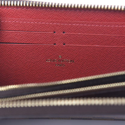 Louis Vuitton Damier Ebene Clemence Wallet Cherry 6 of 7