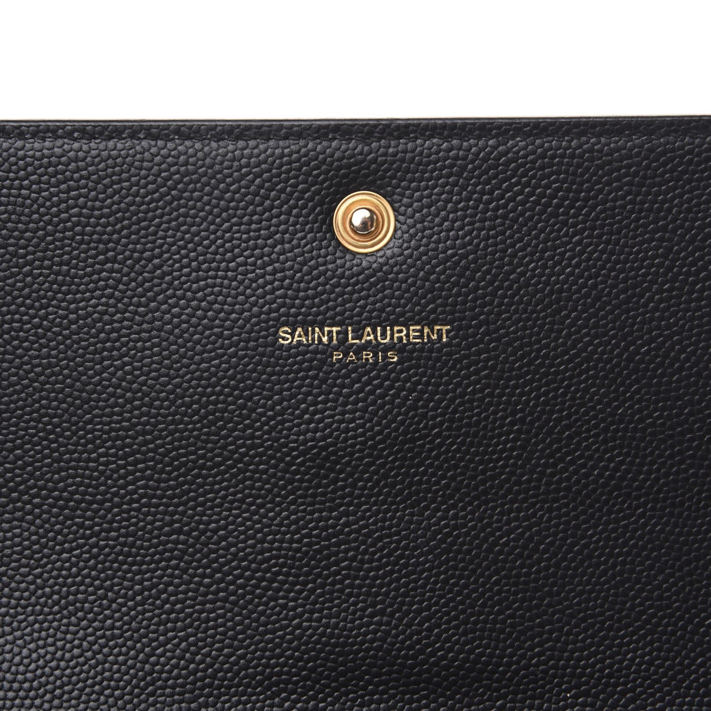 Grain De Poudre Classic Monogram Cassandre Wallet Black