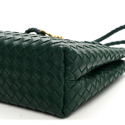 Bottega Veneta Nappa Intrecciato Medium Andiamo Shoulder Bag Emerald Green 9 of 9