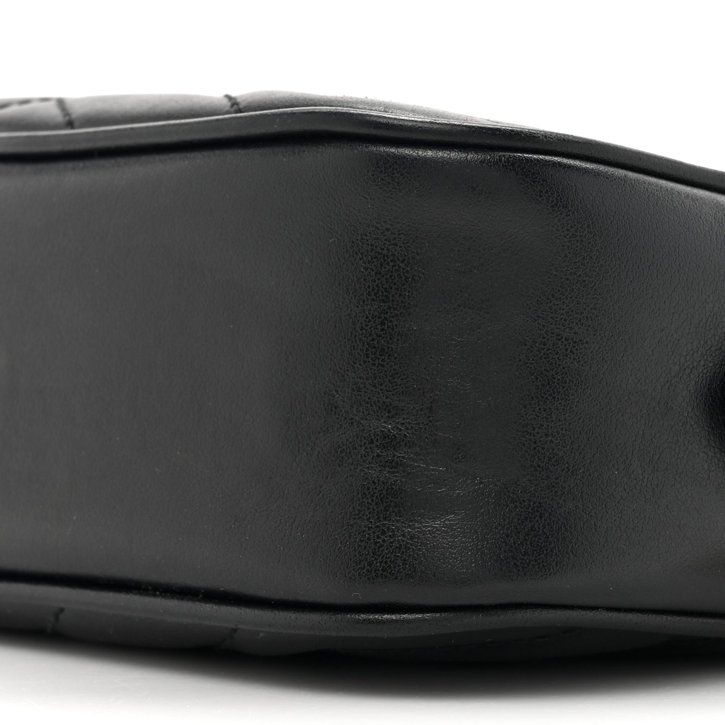 Calfskin Matelasse Mini GG Marmont Chain Shoulder Bag Black