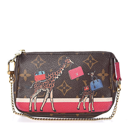 Louis Vuitton Monogram 2017 Christmas Animation Mini Pochette Accessories 1 of 9