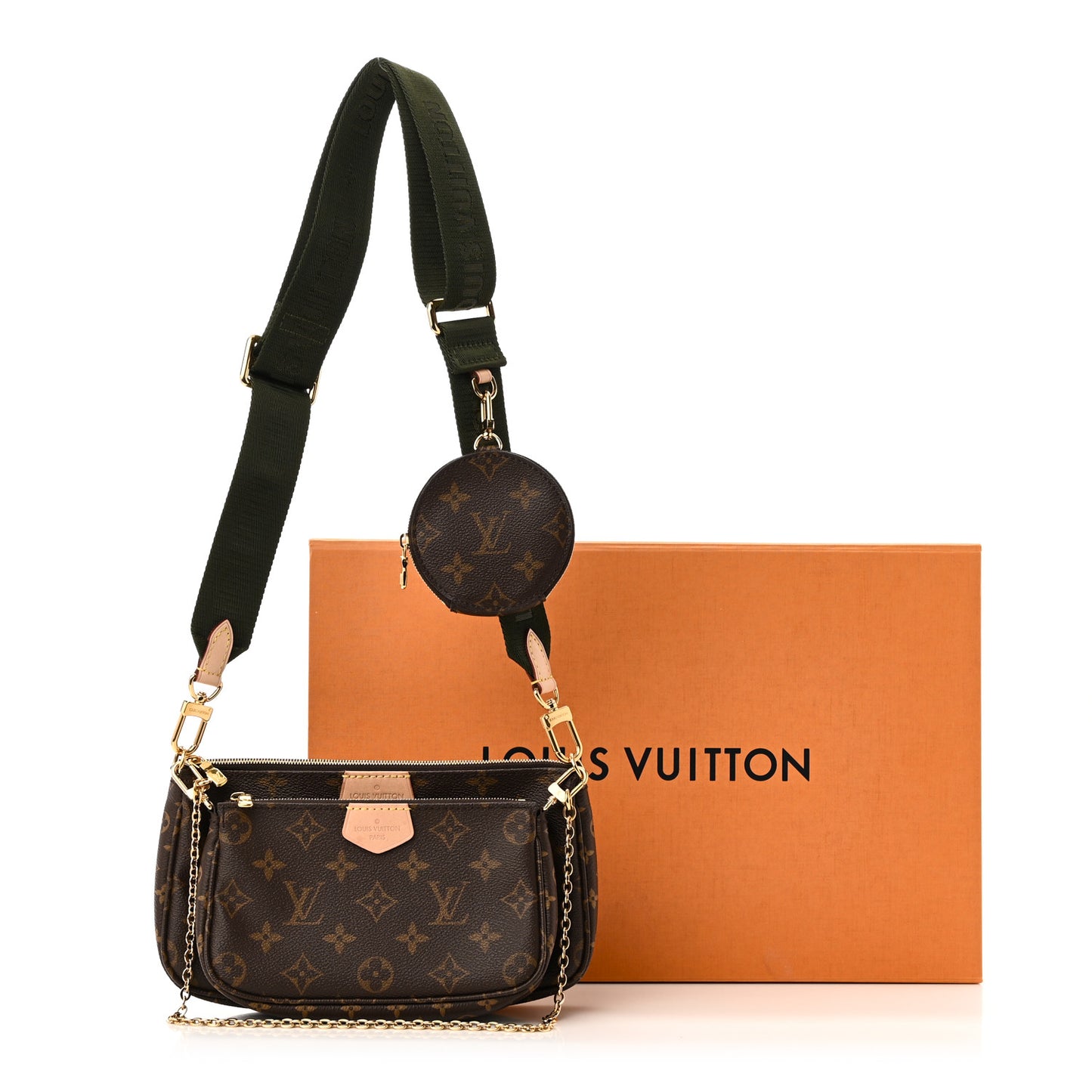 Monogram Multi Pochette Accessories Kaki