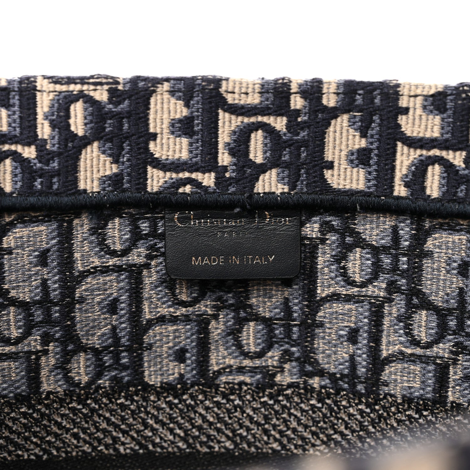 Christian Dior Oblique Medium Book Tote Blue Multicolor 6 of 16