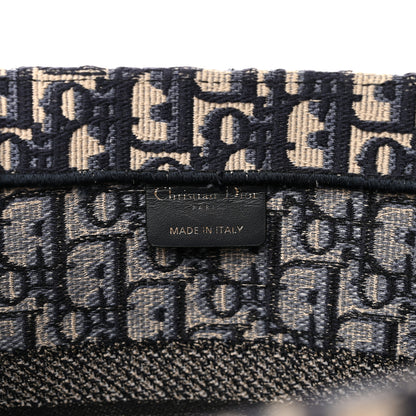 Christian Dior Oblique Medium Book Tote Blue Multicolor 6 of 16